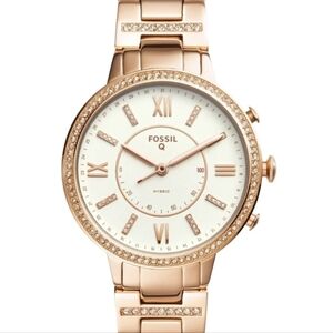 Fossil Q Virginia Women's Watch Rose Gold Smart Watch